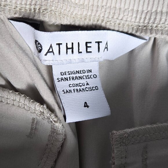 Athleta Brooklyn Mid Rise Ankle Pant  - 4 Beige/Bone - Picture 5 of 6